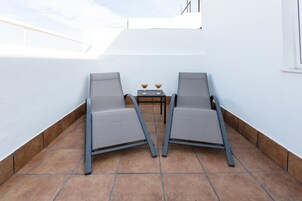 Quarto casal superior, terraço | Sacada