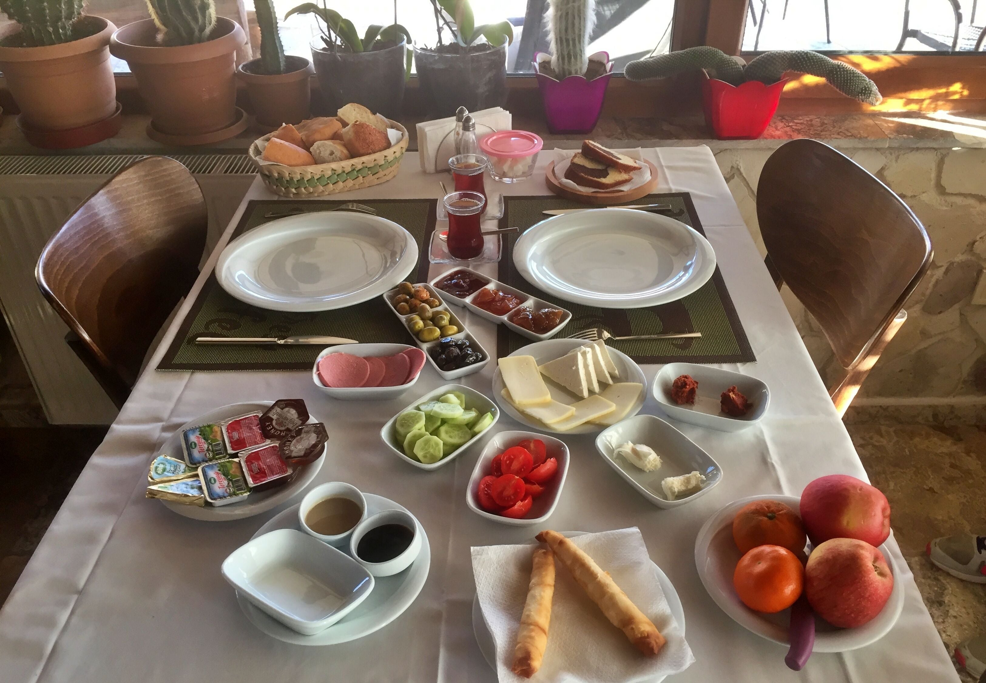 daily buffet breakfast (eur 10 per person)