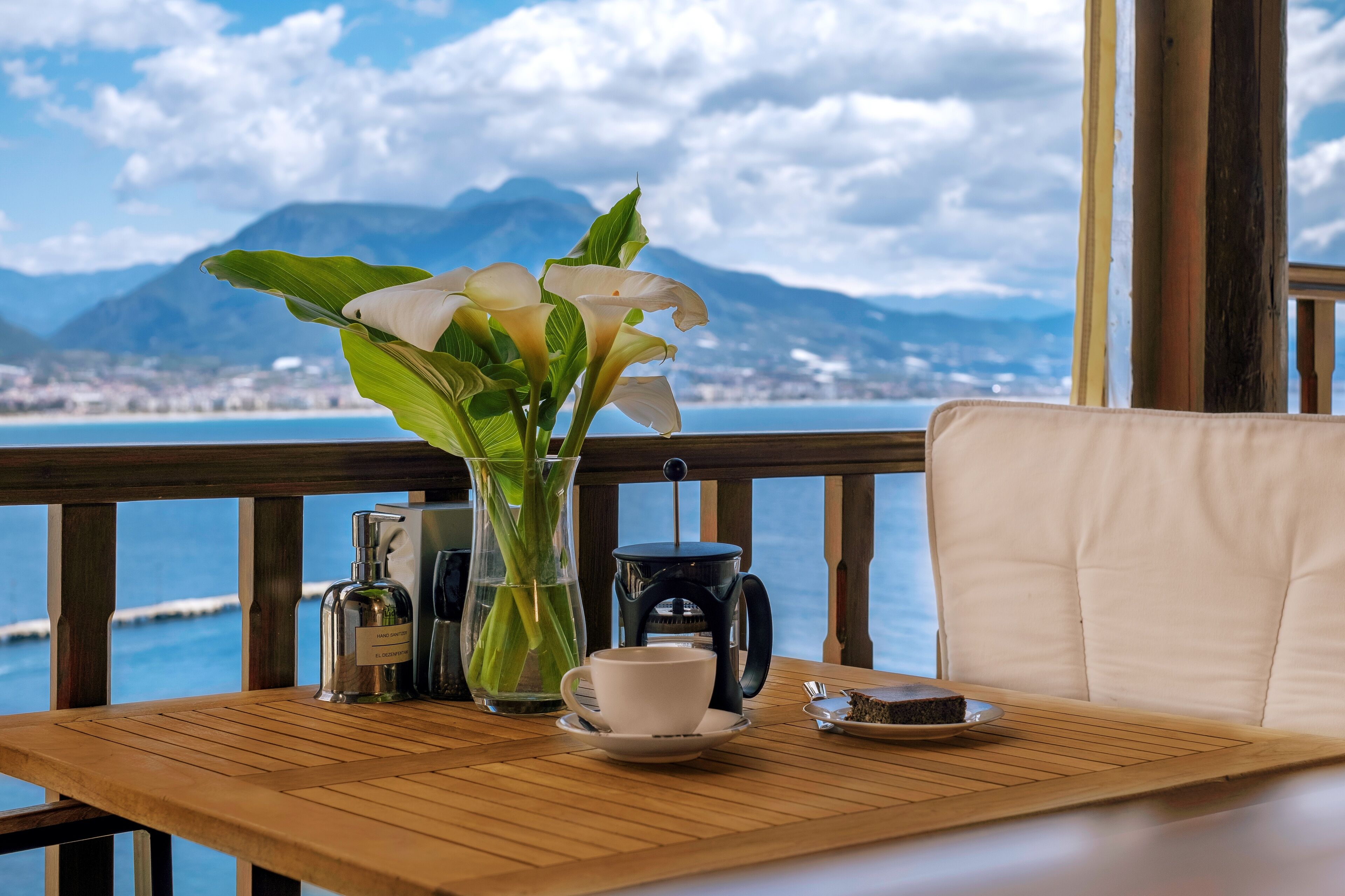 Suite de luna de miel, vista al mar | Vista del balcón