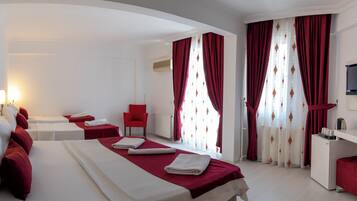 Couette en duvet d'oie, matelas Select Comfort, minibar