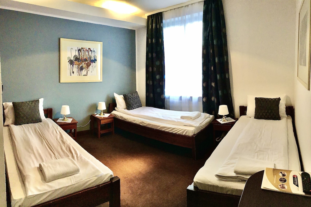 4 habitaciones y sábanas de algodón egipcio