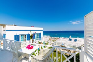 Panoramic Room, 1 Bedroom, Balcony, Sea View | Balcony - Hotel Mavi Beyaz (Datça)