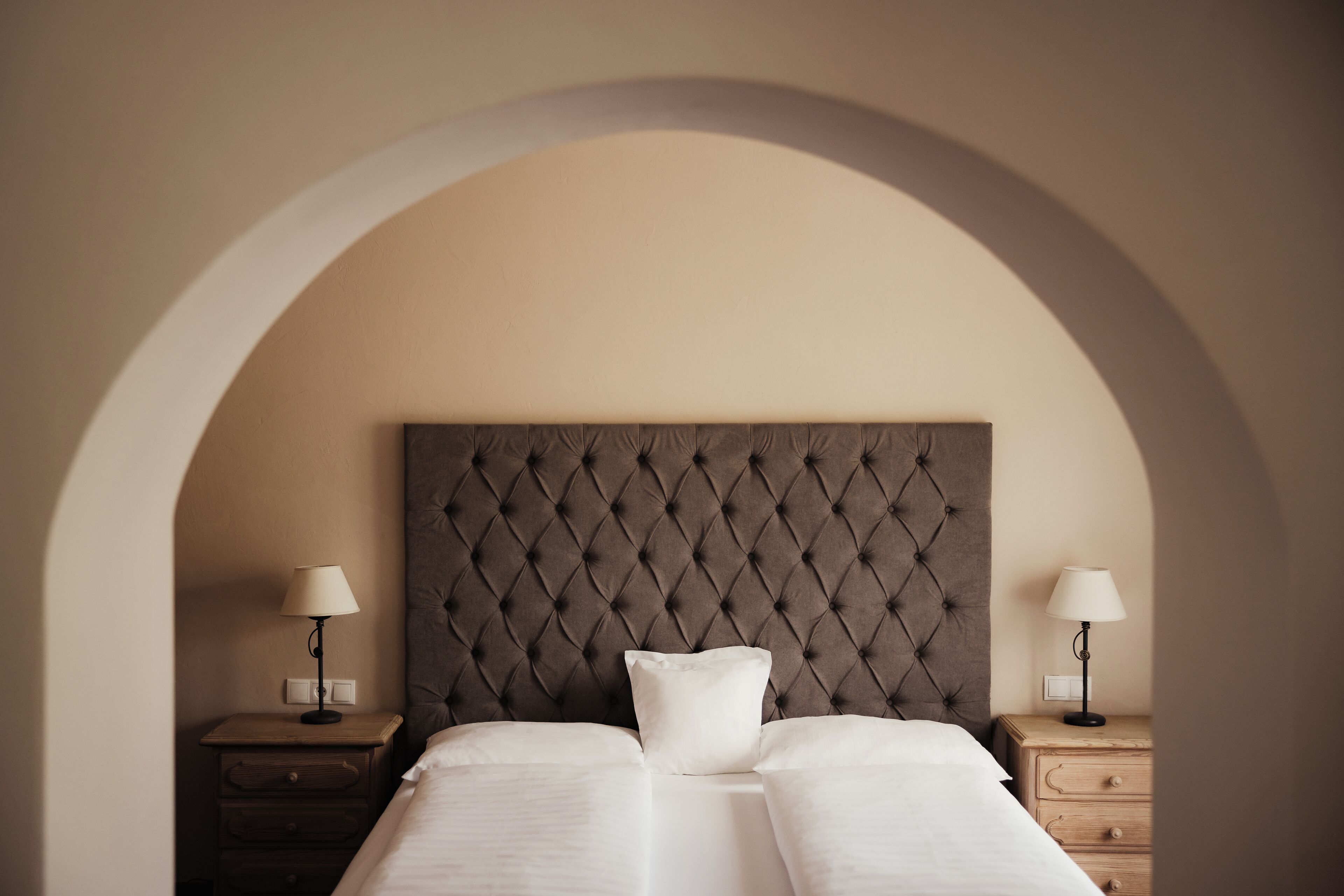 Comfort-Zimmer, 1 Doppelbett, Bergblick (Agata) | Bettwäsche aus ägyptischer Baumwolle, hochwertige Bettwaren
