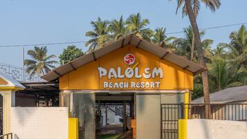 Majoituspaikan julkisivu