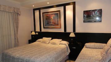 Pillowtop beds, in-room safe, individually decorated