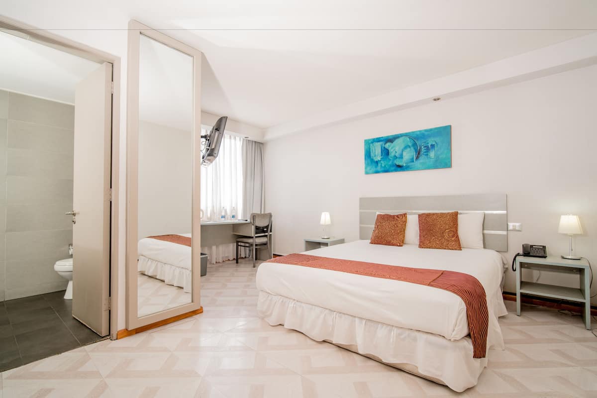 Double Room, 1 Double Bed, Private Bathroom | In-room safe, desk, iron/ironing board (on request), cribs (free)