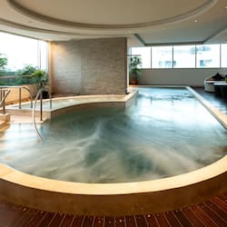 Indoor pool, outdoor pool