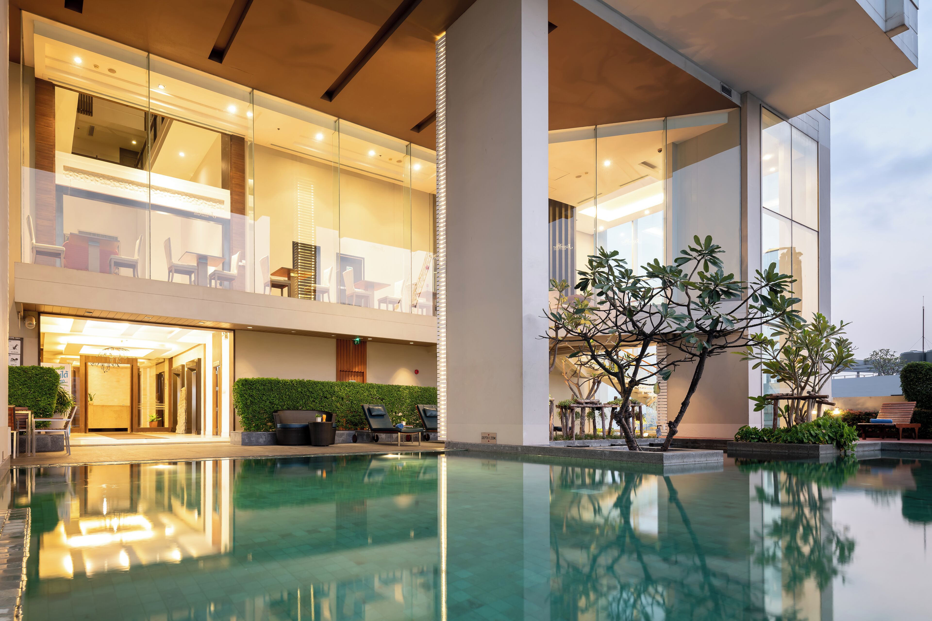 indoor pool, outdoor pool