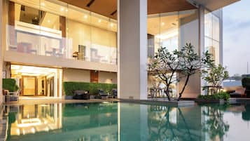 Indoor pool, outdoor pool