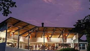 Front of property – evening/night