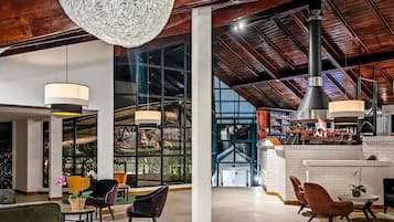 Sala de estar en el lobby