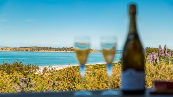 Blick von der Unterkunft