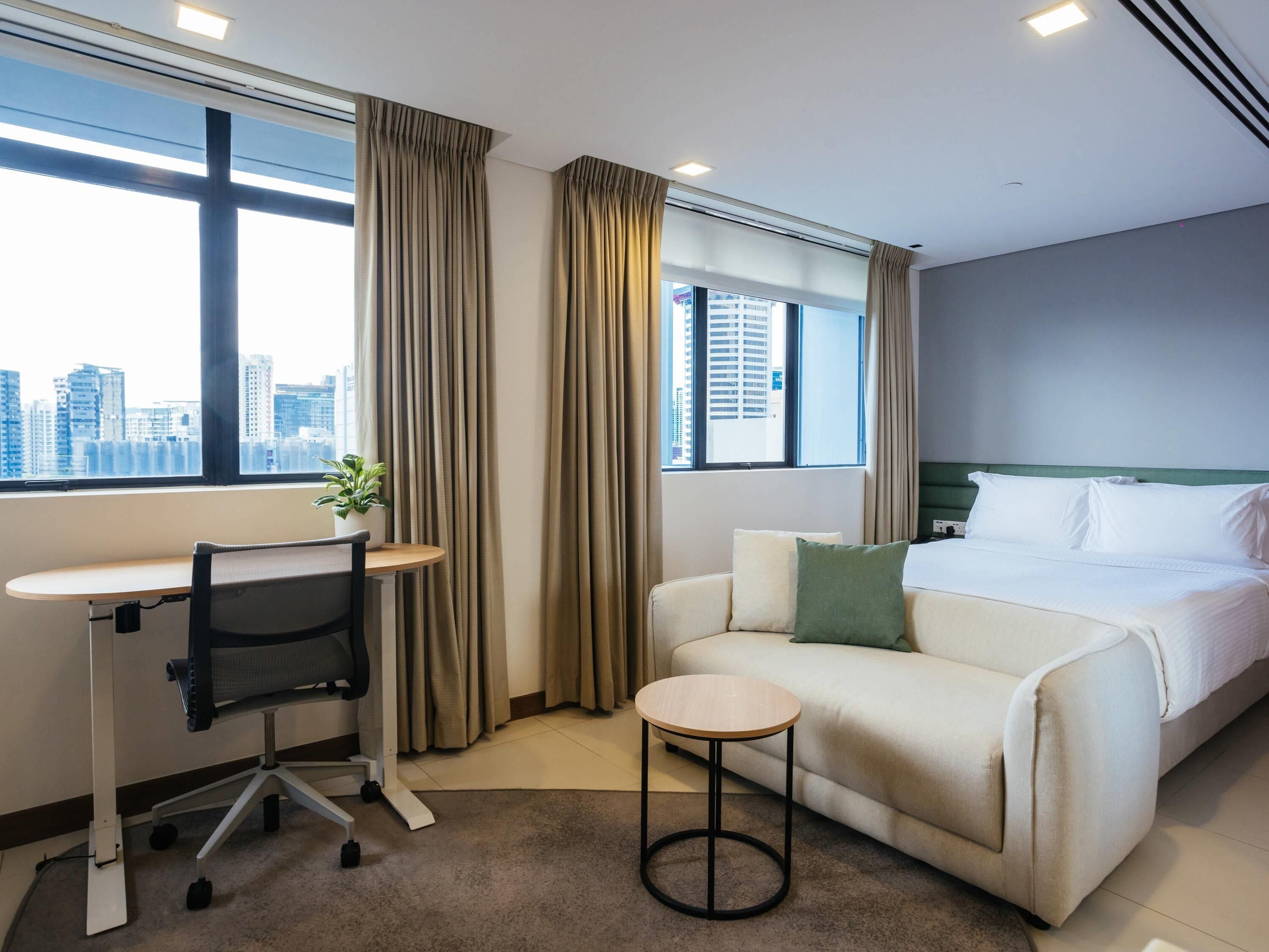Executive-Studio, 1 Doppelbett | Zimmersafe, individuell dekoriert, individuell eingerichtet