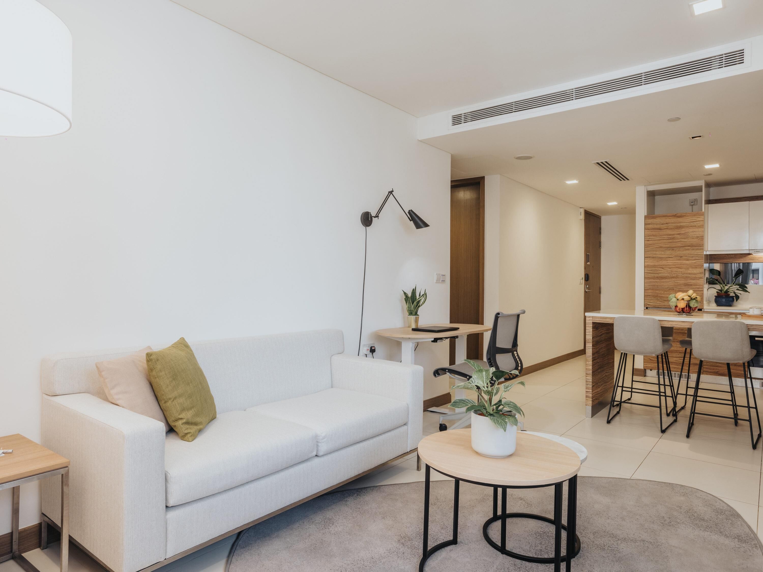 家庭公寓, 2 間臥室 | 房內夾萬、獨特設計、獨特裝修、書桌