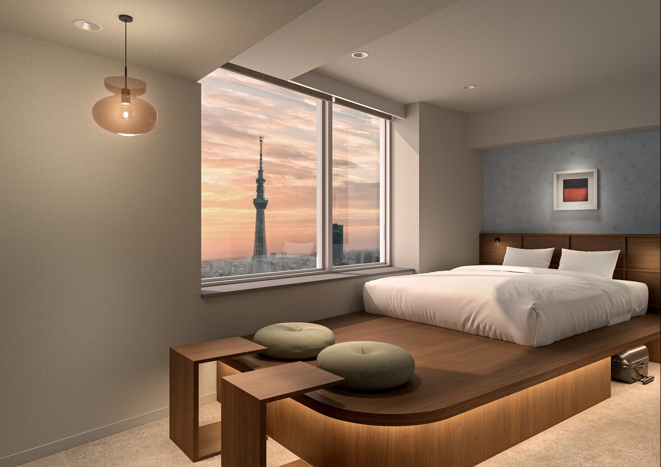 Premium Double Room, 1 Queen Bed, Non Smoking, City View | 1 bedroom, premium bedding, in-room safe, laptop workspace