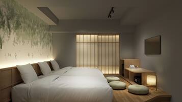 1 bedroom, premium bedding, in-room safe, laptop workspace