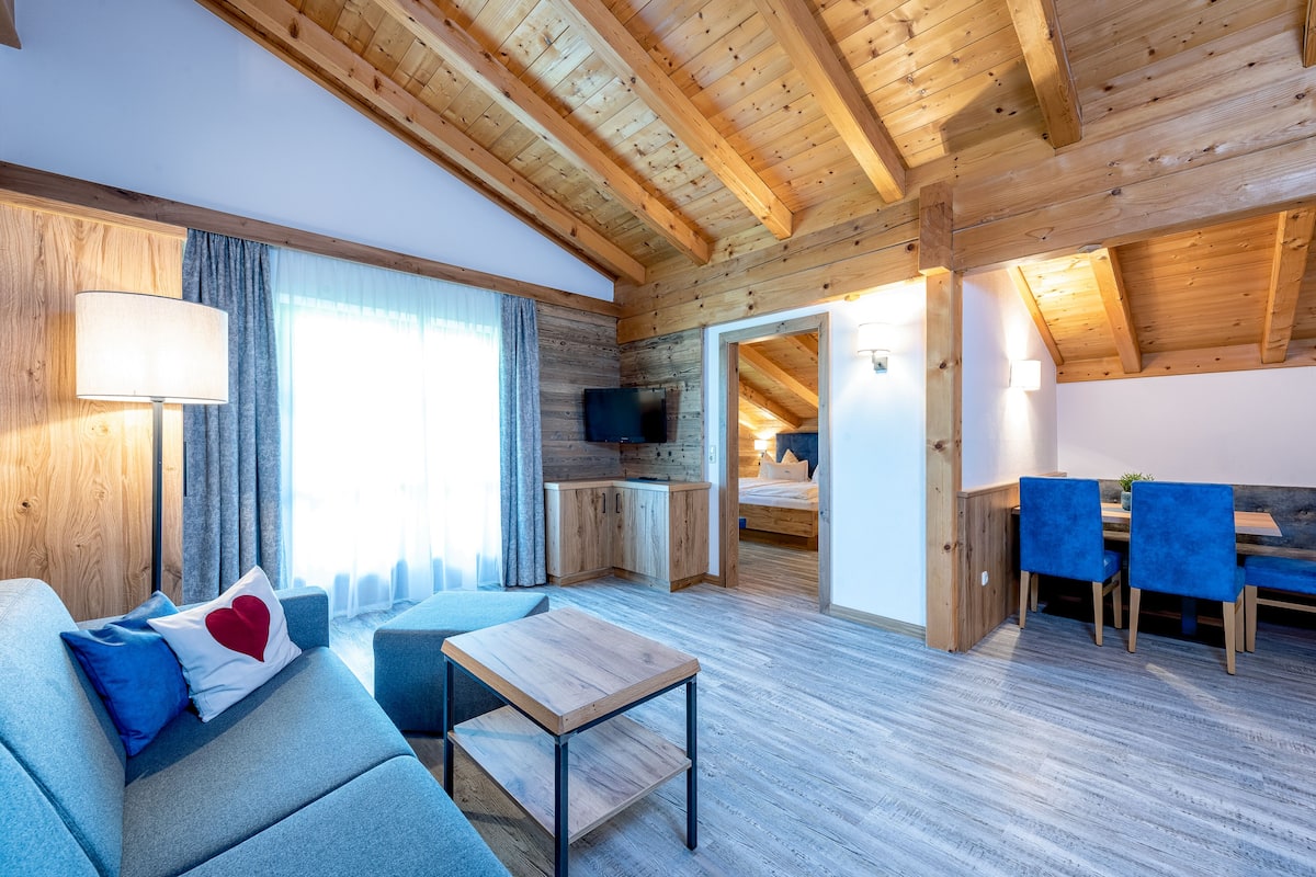 Appartement Familial, 2 chambres (Birnhorn) | Coin séjour