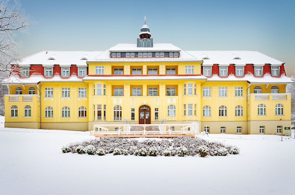 Majoituspaikan julkisivu