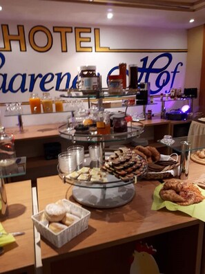 Daily self-service breakfast for a fee
