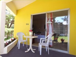 Superior-Bungalow | Balkon