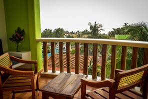 Suite, 2 Double Beds | Terrace/patio