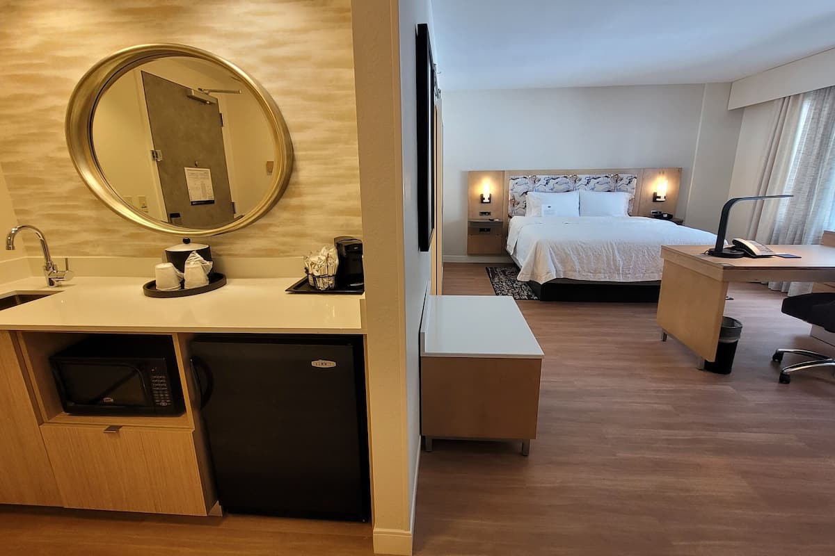 1 bedroom, hypo-allergenic bedding, in-room safe, desk