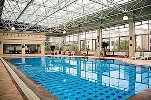 Indoor pool, outdoor pool