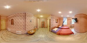 传统双人房或双床房, 1 间卧室, 无烟房, 浴缸 | 防过敏的被褥、特色装修、特色家居、隔音