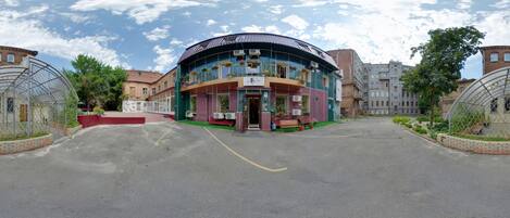 Façade de l’hébergement