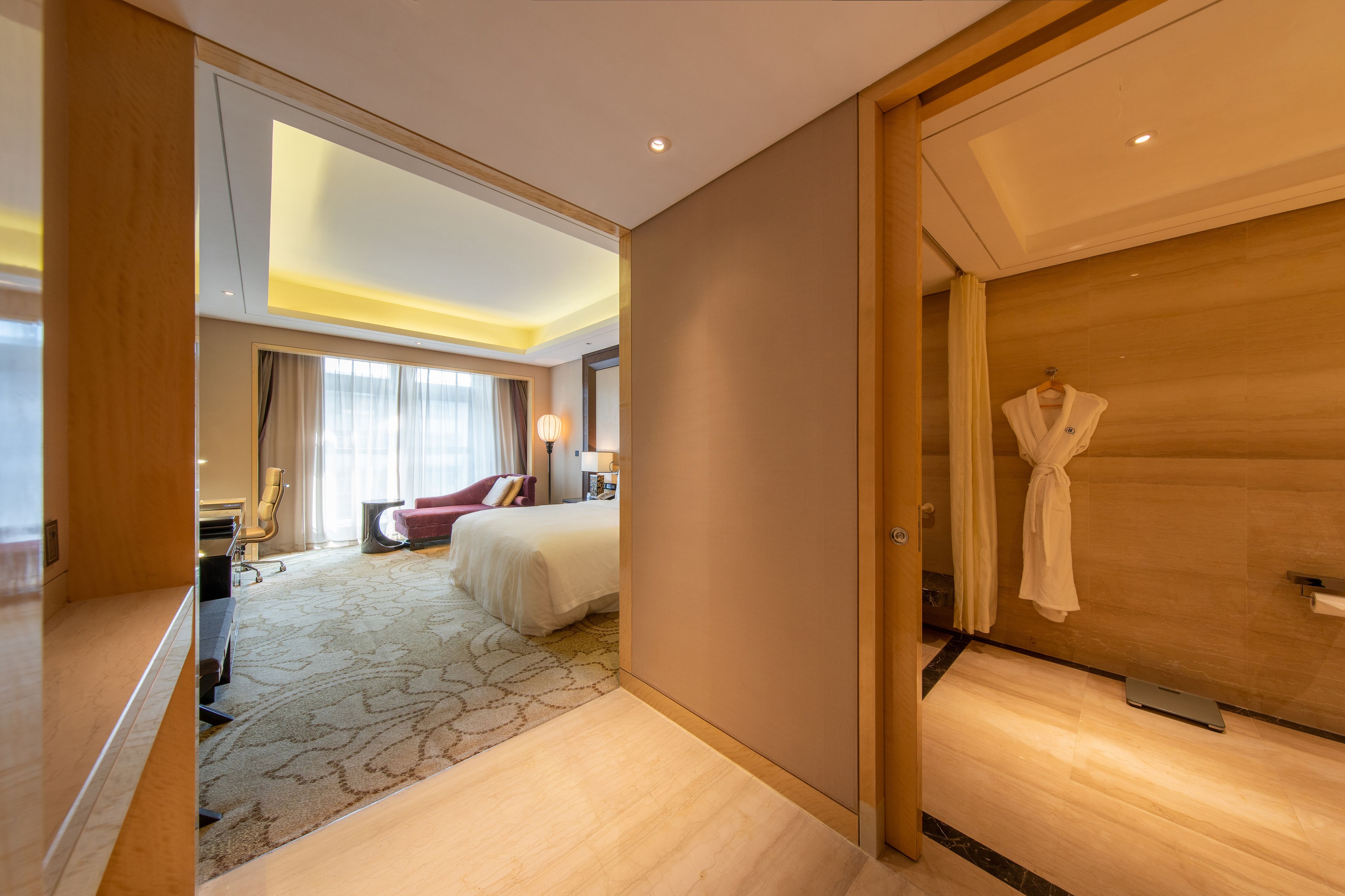 Down duvets, minibar, in-room safe, desk