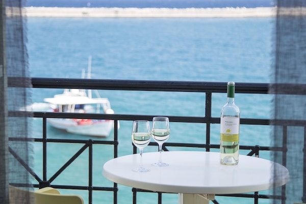 Double or Twin Room, Sea View | Balcony view