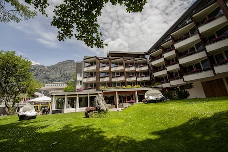 Áreas de la propiedad. Hotel Quellenhof Leukerbad
