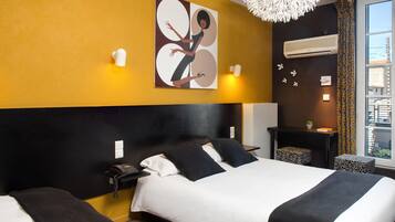 Large | Premium bedding, in-room safe, individually decorated, desk