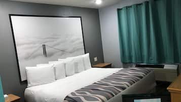 Chambre, 1 très grand lit | Wi-Fi gratuit, draps fournis