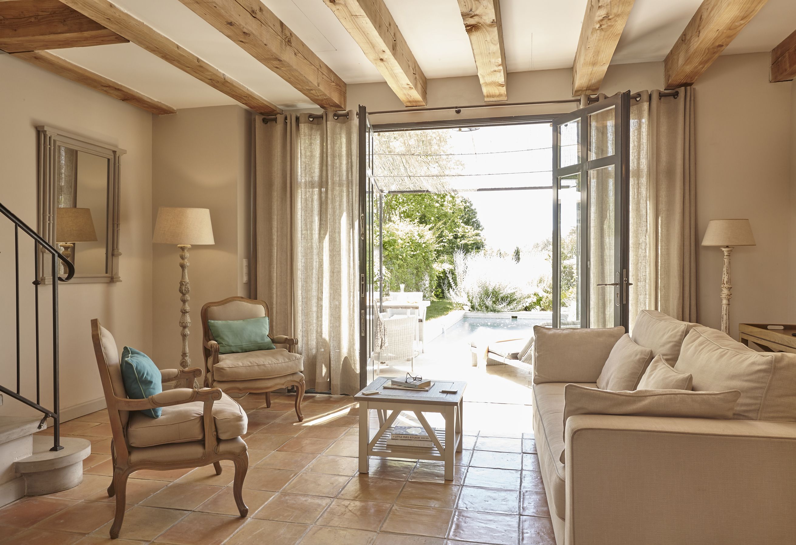 Villa Deluxe - 2 sovrum - privat pool (La Grange) | Vardagsrum | Tv