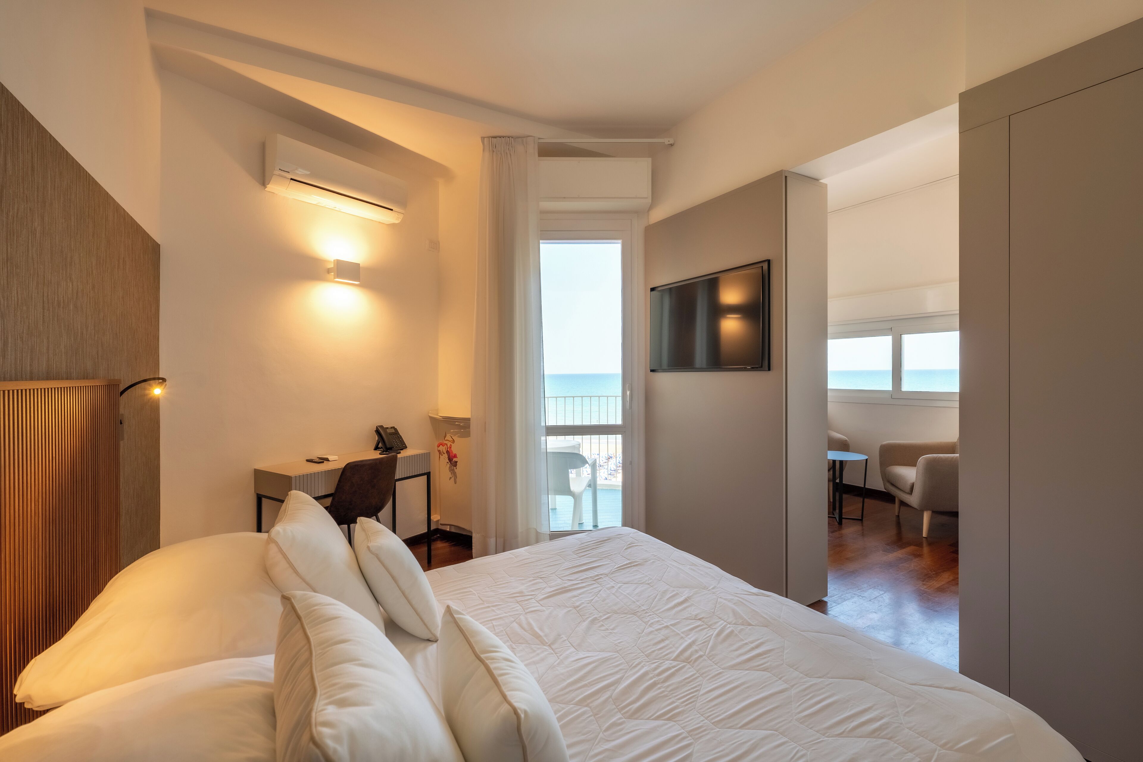 Suite Studio Junior, balcon, vue mer | Vue sur l’eau