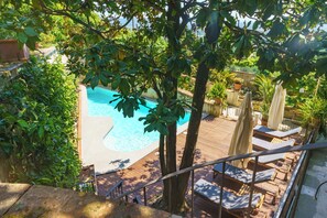 Exclusive-Apartment, 2 Schlafzimmer | Blick auf den Garten