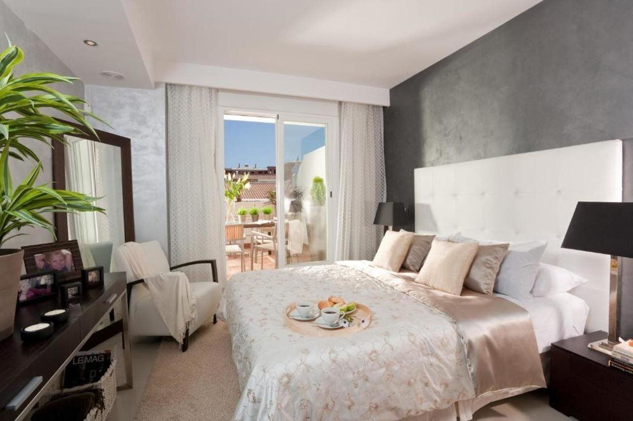 1 dormitorio, ropa de cama de alta calidad, edredones de plumas