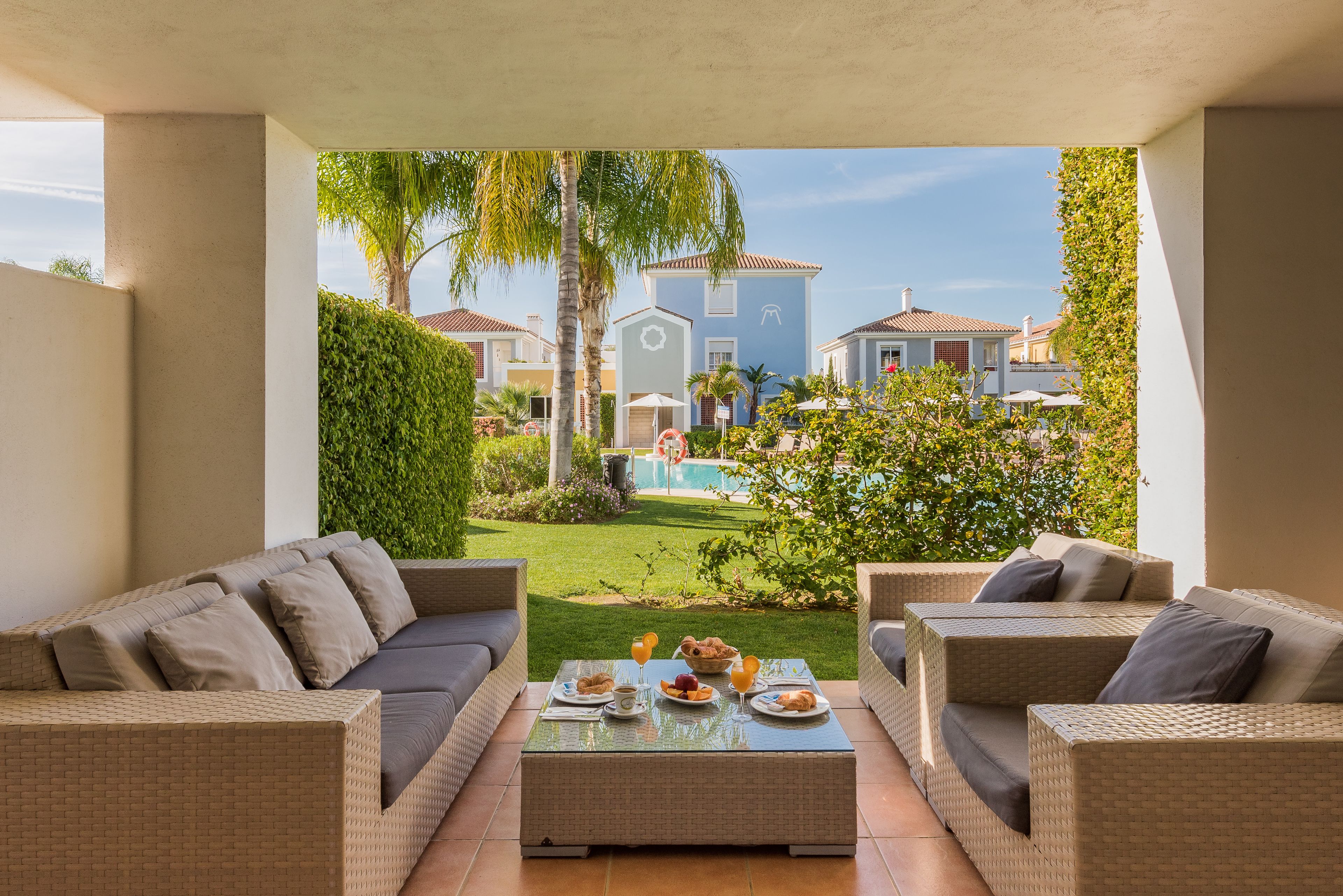 Apartamento, 2 habitaciones, terraza o jardín | Vistas al jardín