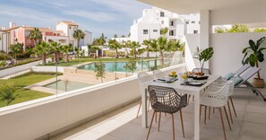 Apartamento, 2 habitaciones, terraza o jardín (Modern Collection) | Terrace/patio -  Apartamentos Cortijo del Mar Resort (Estepona)