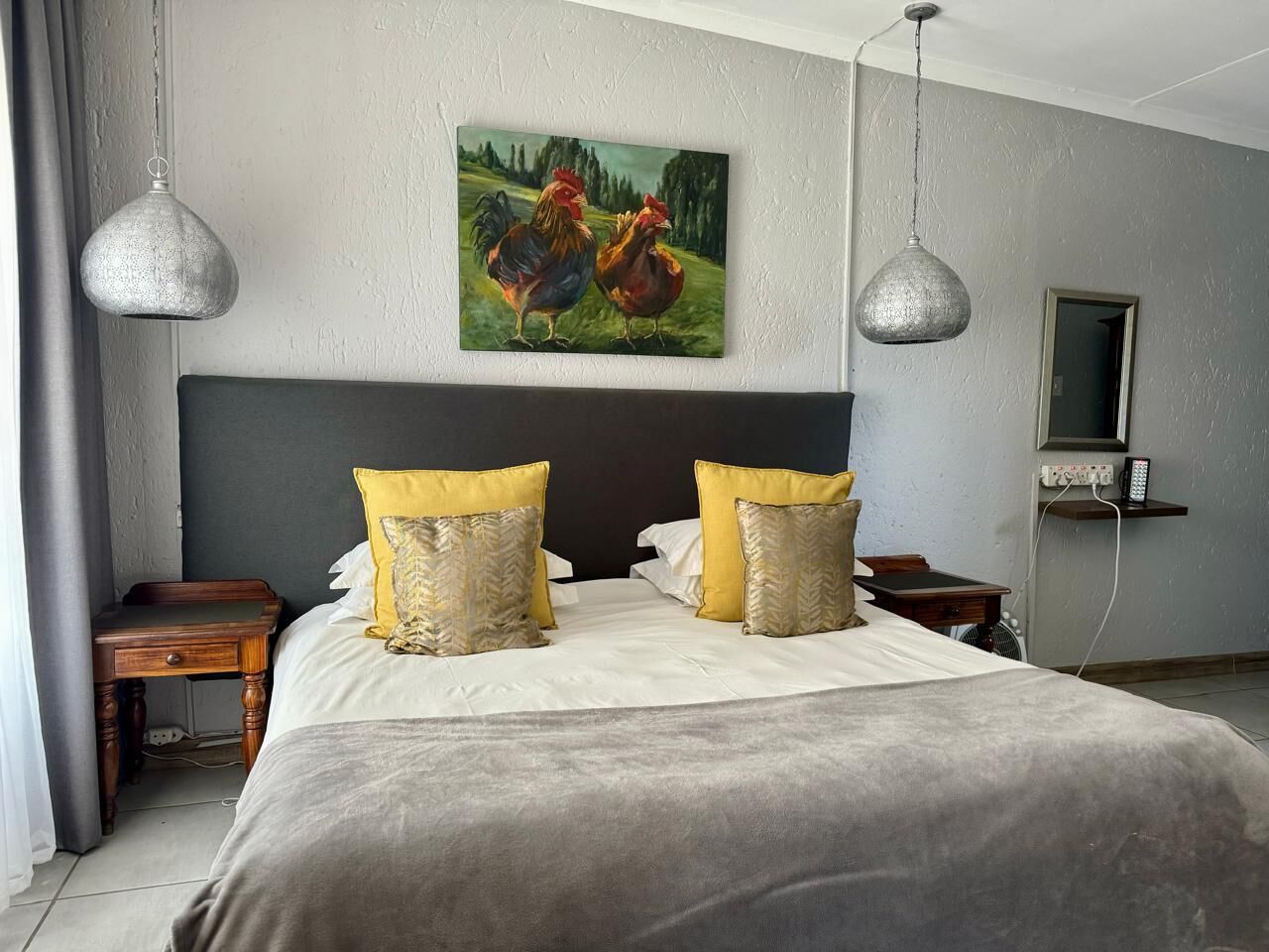 基本雙人房, 1 張特大雙人床 | 低過敏寢具、獨特裝潢、布置獨特、書桌