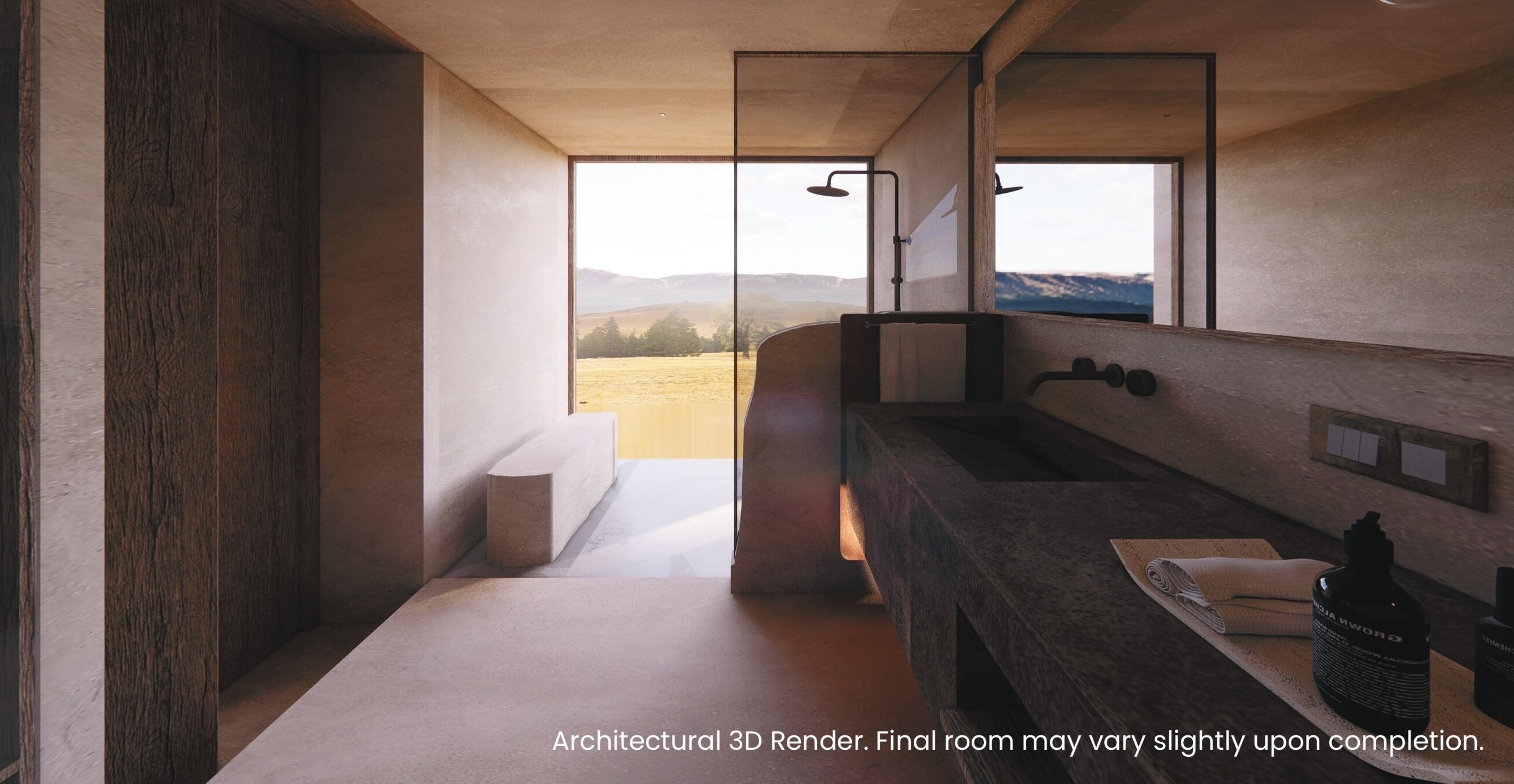 Luxury Bungalow, Balcony, Valley View | Bathroom