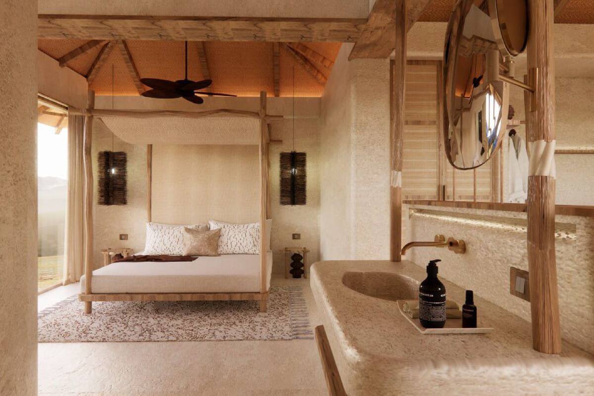 Romantic Cottage, Balcony, Valley View | Premium bedding, minibar, in-room safe, desk