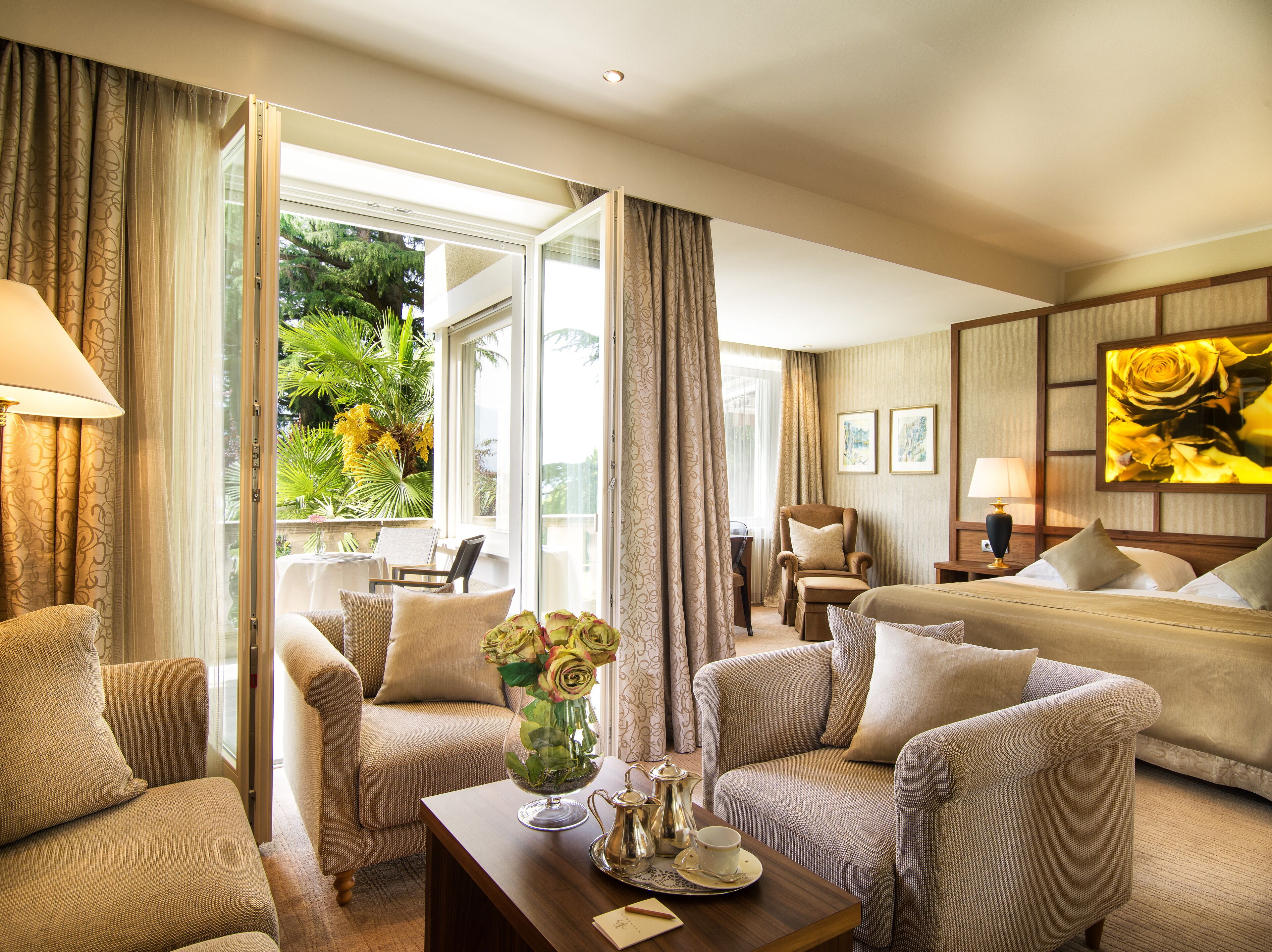 Junior-Suite (Prestige) | Italienische Bettbezüge von Frette, hochwertige Bettwaren