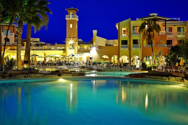Front of property – evening/night