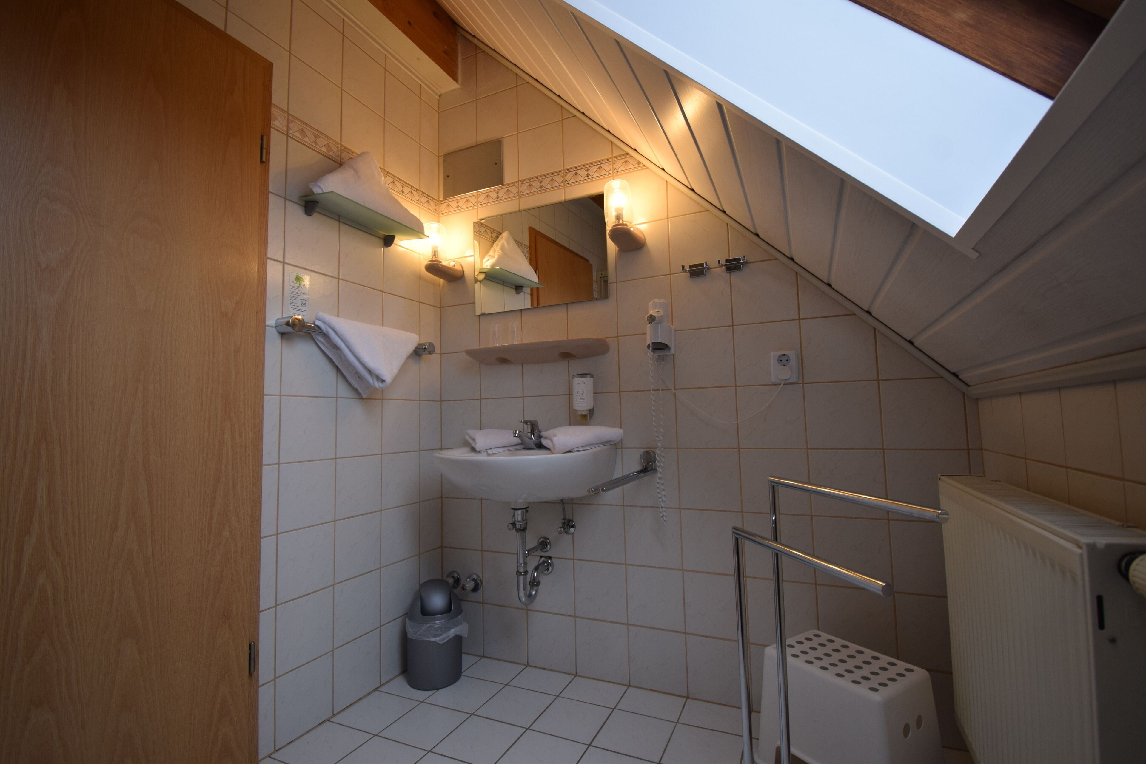 basic suite, 1 bedroom, balcony, mountain view | bathroom | shower, hair dryer