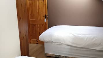 Premium bedding, pillowtop beds, desk, iron/ironing board