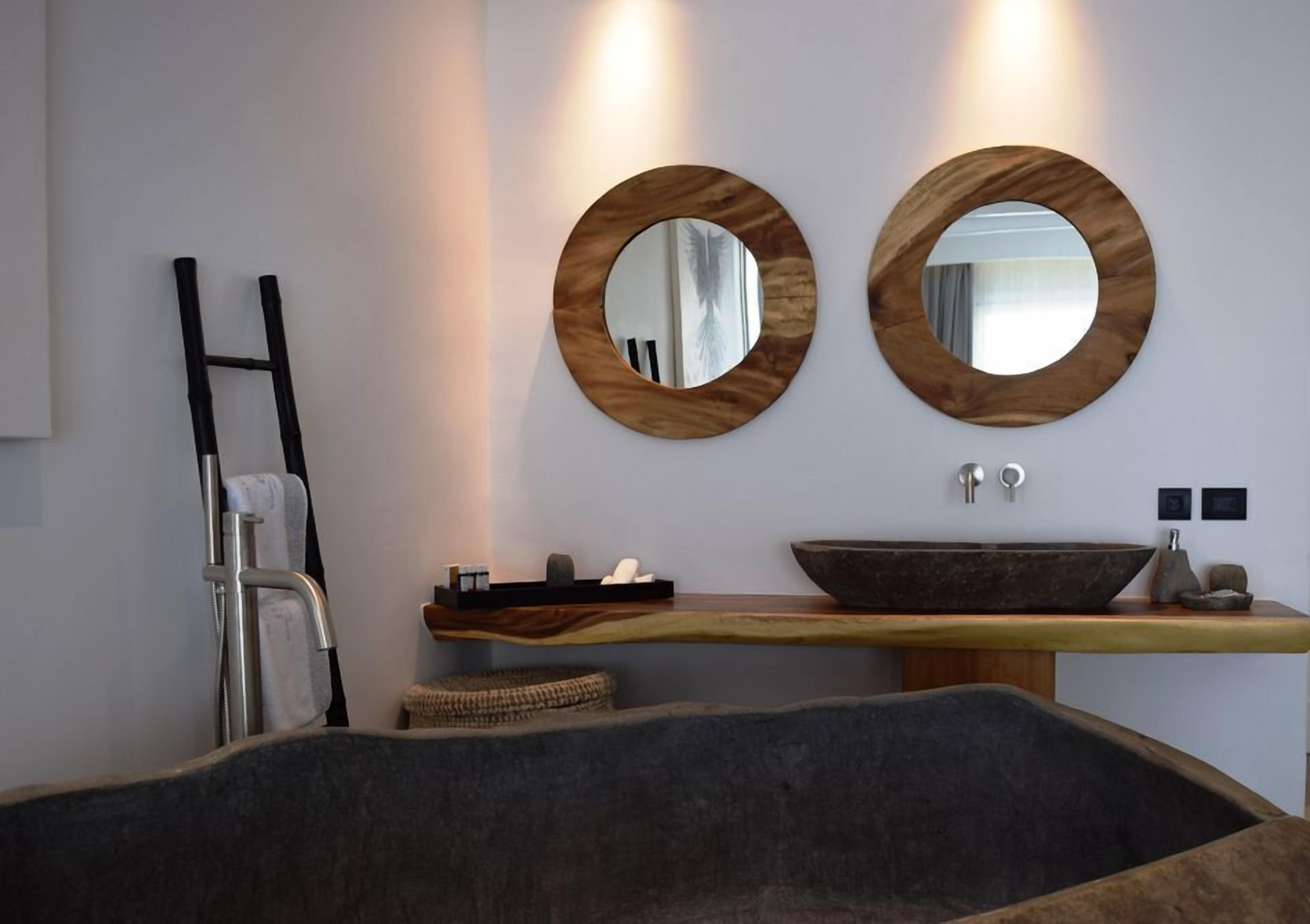 junior suite | bathroom | shower, designer toiletries, hair dryer, dressing gowns