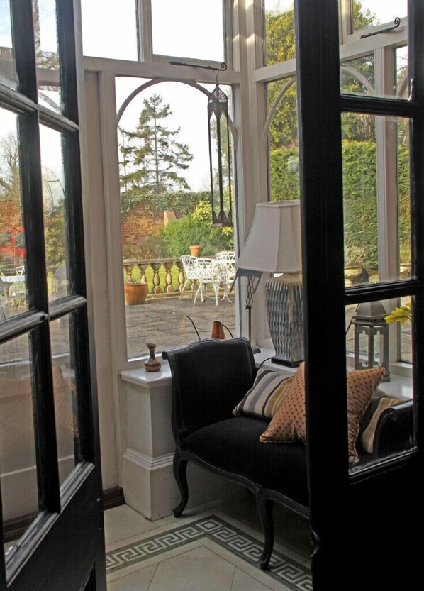 Blick von der Unterkunft