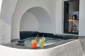 Honeymoon Suite, Hot Tub | Terrace/patio